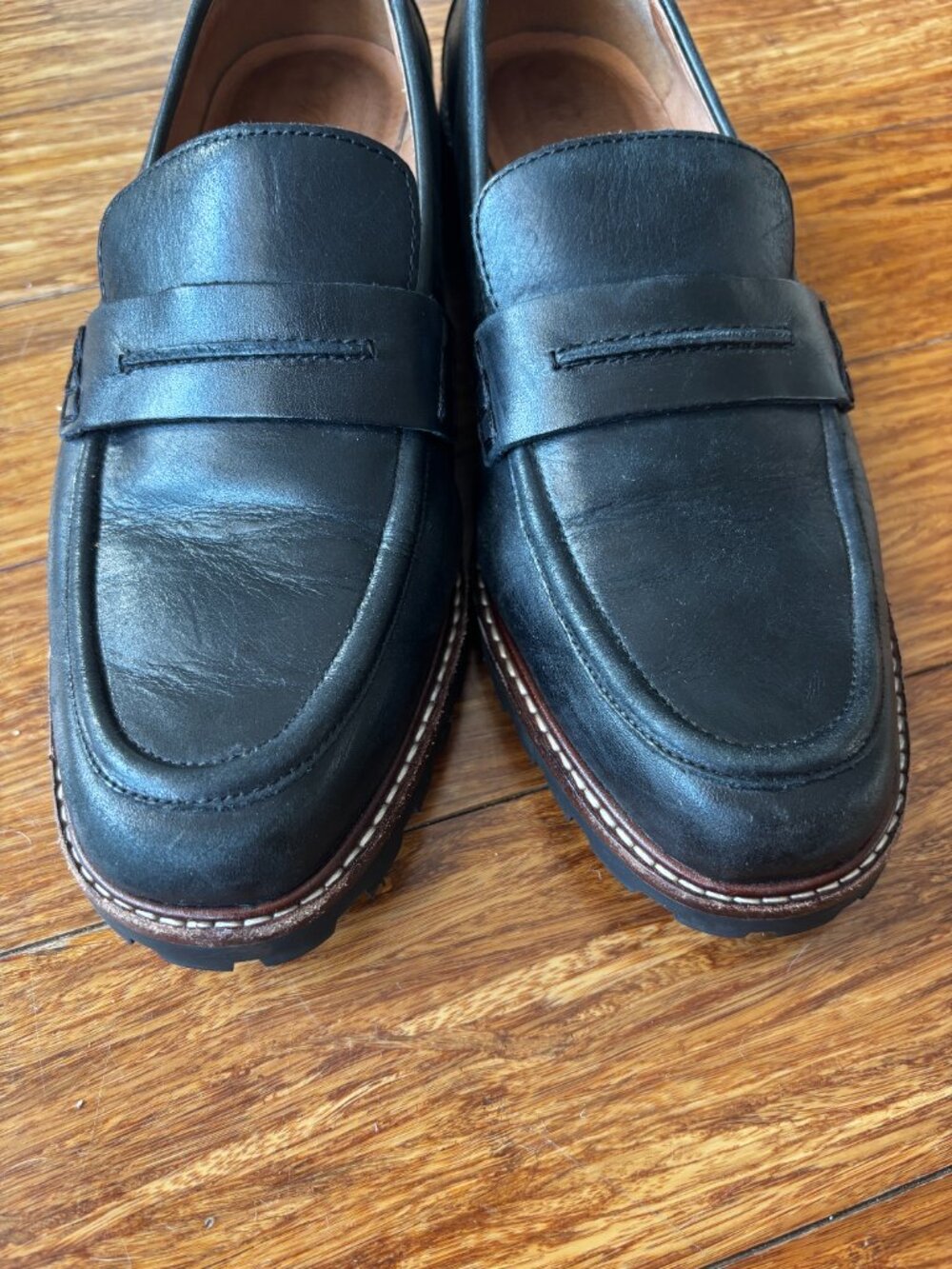 Madewell Black Leather Loafers - Picture 7 of 7
